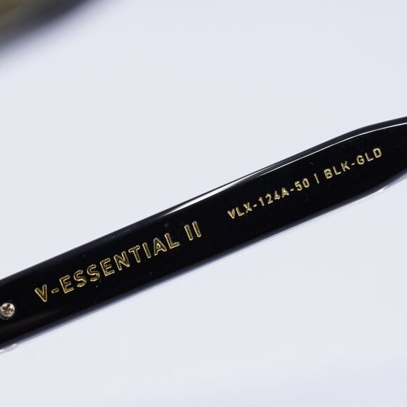 Valentino V-ESSENTIAL II VLX-124A Eyeglasses Shiny Black 50mm Cat Eye Frame - Picture 8 of 9